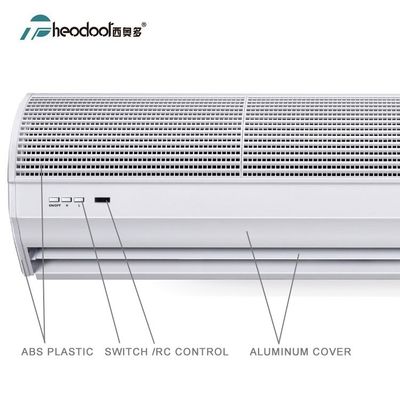 Os ABS cobrem a cortina de ar plástica para a porta do hotel, restaurante, local de encontro e a loja mantém o condicionamento de ar limpo interno