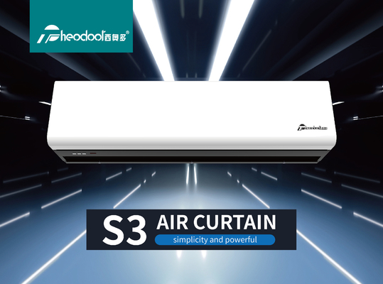 2025 S3 Série Customizado Cobre Air Curtain para porta em comercial com controle remoto