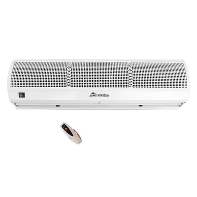 Cortina de ar compacta 90-200cm 11m/s de velocidade com controle remoto