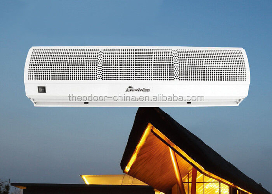 Cortina de ar compacta 90-200cm 11m/s de velocidade com controle remoto