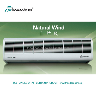 Ventilador Cortina de Ar Compacto 220V para Porta com Controle Remoto 2 Velocidades