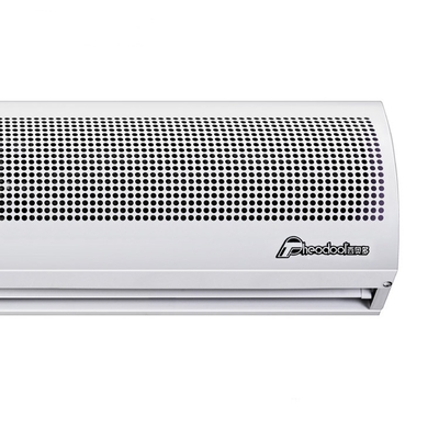 Cortina de ar preto compacto de 0,9 m a 2 m com controle remoto 220-240V