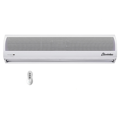 Cortina de ar preto compacto de 0,9 m a 2 m com controle remoto 220-240V