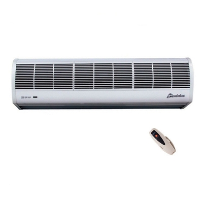 Cortina de ar de alumínio de 230 V 2000 m3/h com comando remoto