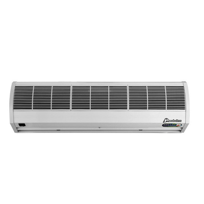 Cortina de ar de alumínio de 230 V 2000 m3/h com comando remoto