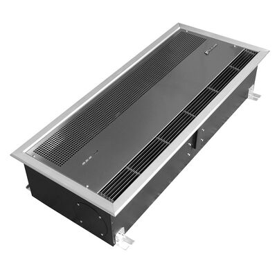 Barreira de aquecimento de cortina de ar térmico com vento de teto recuado com ventilador de arrefecimento ou ar de aquecimento