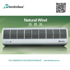 2024Série de vento natural Cortina de ar de porta em ABS Cobertura de plástico RC e interruptor de porta disponível