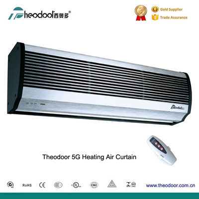 2025Theodoor 5G Silver Series Porta Air Screen Cortina de ar quente com elementos de aquecimento PTC