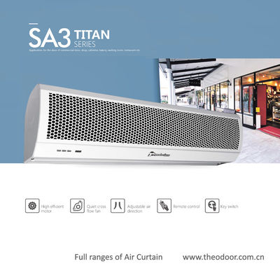 2025 Titan Série 3 Compacto Comercial Air Curtain Para Portas Aéreas 120cm de comprimento