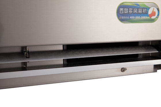 2025 SS304 Tecto prateado grande volume de ar Portas de cortina de ar inseridas