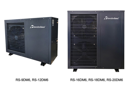 2025 Nova bomba de calor de inversor R32 DC Monobloco aquecedor de água Eficiência energética