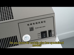 2025 ventilador de refrigeração de elevador compacto cortina de ar aço ou aço inoxidável ventilador de frio de cortina de ar